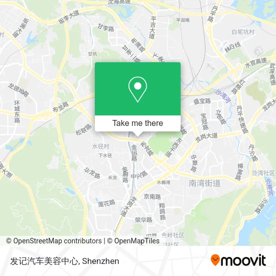 发记汽车美容中心 map
