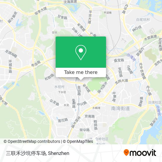 三联禾沙坑停车场 map