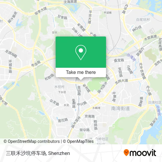 三联禾沙坑停车场 map