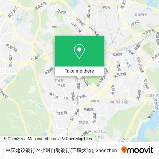 中国建设银行24小时自助银行(三联大道) map