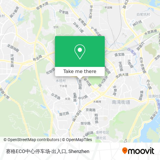 赛格ECO中心停车场-出入口 map