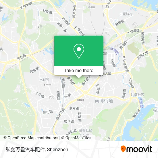 弘鑫万盈汽车配件 map