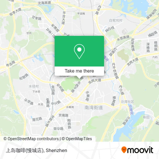 上岛咖啡(慢城店) map