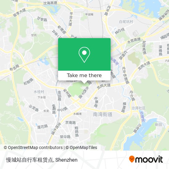 慢城站自行车租赁点 map