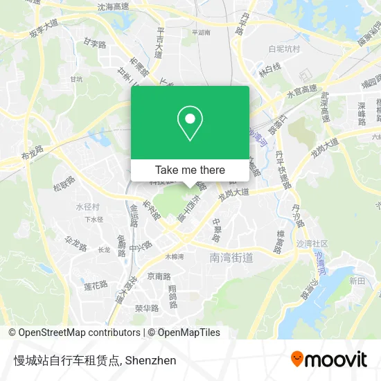 慢城站自行车租赁点 map
