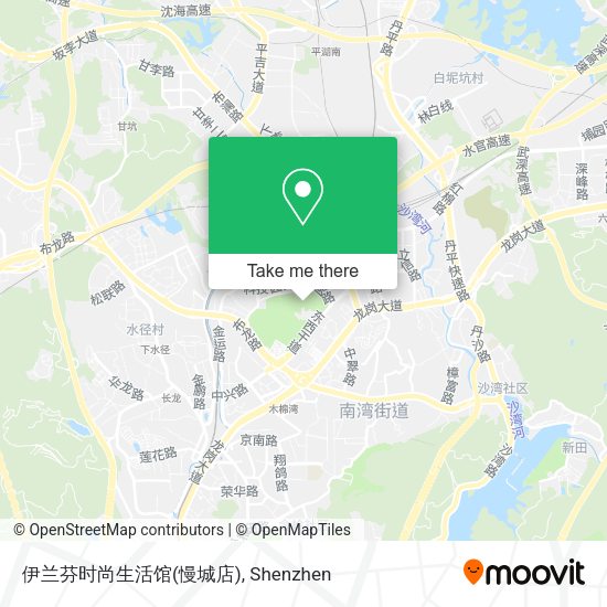 伊兰芬时尚生活馆(慢城店) map