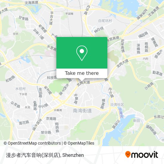 漫步者汽车音响(深圳店) map