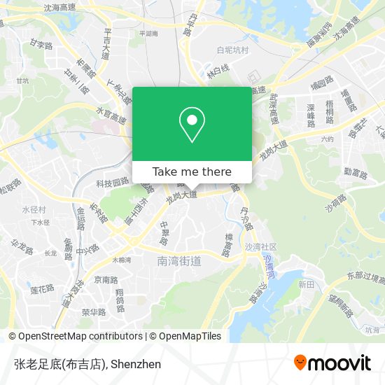 张老足底(布吉店) map