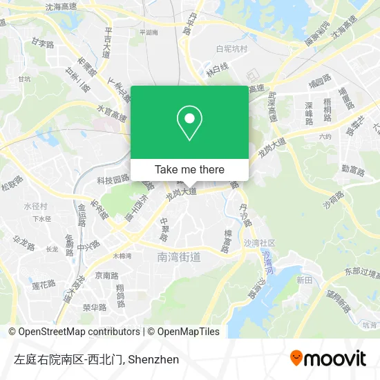 左庭右院南区-西北门 map