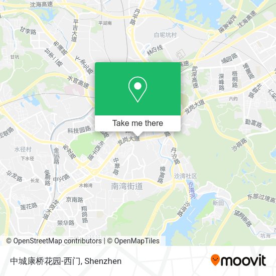 中城康桥花园-西门 map