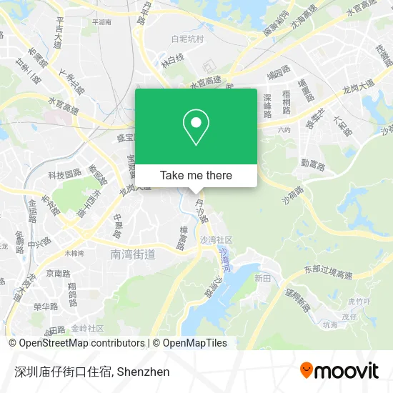 深圳庙仔街口住宿 map