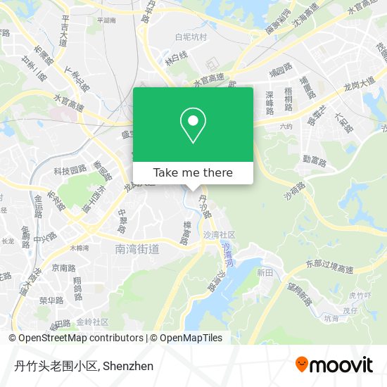 丹竹头老围小区 map