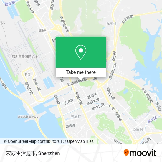 宏康生活超市 map