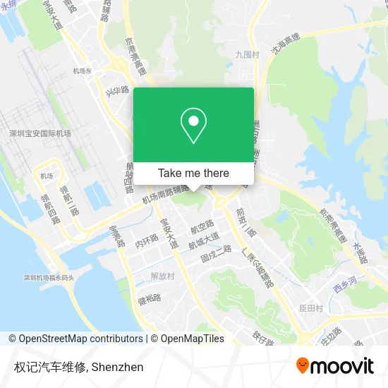 权记汽车维修 map