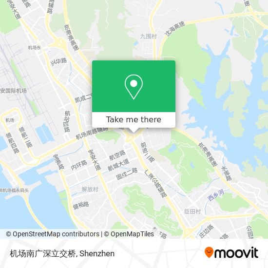 机场南广深立交桥 map