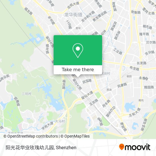 阳光花华业玫瑰幼儿园 map