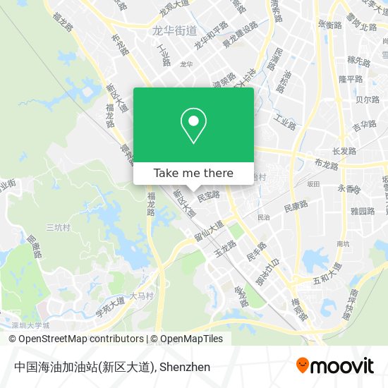 中国海油加油站(新区大道) map