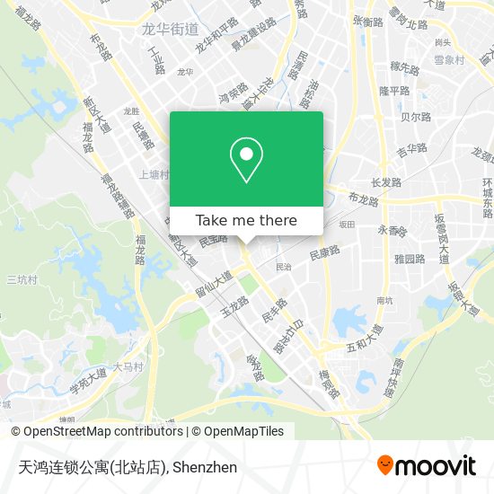 天鸿连锁公寓(北站店) map