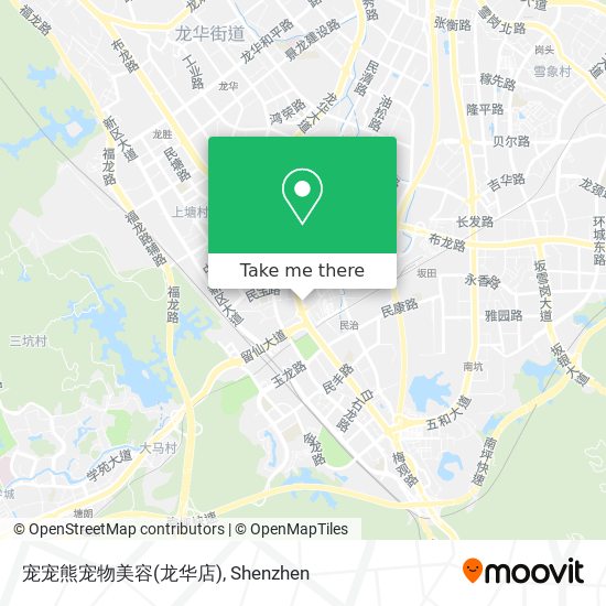 宠宠熊宠物美容(龙华店) map