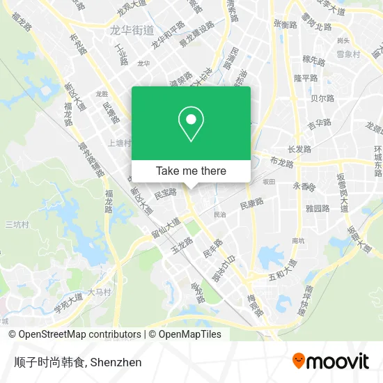 顺子时尚韩食 map