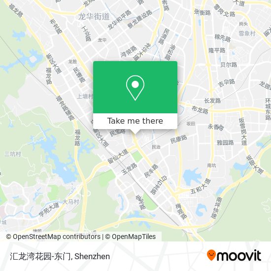 汇龙湾花园-东门 map