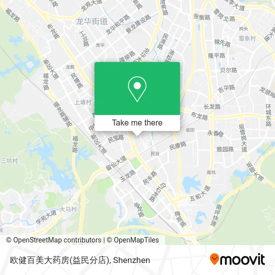 欧健百美大药房(益民分店) map