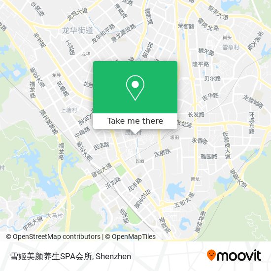 雪姬美颜养生SPA会所 map