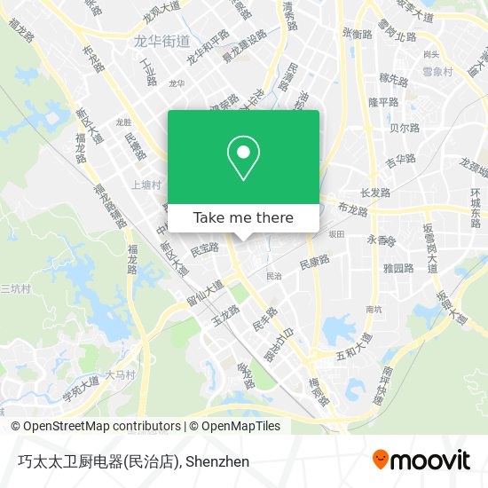 巧太太卫厨电器(民治店) map