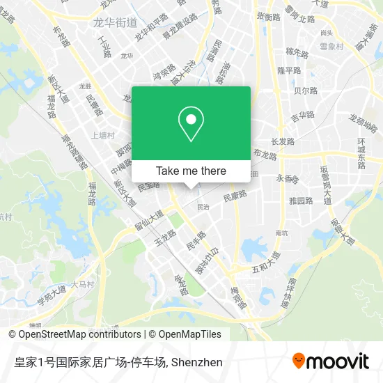 皇家1号国际家居广场-停车场 map