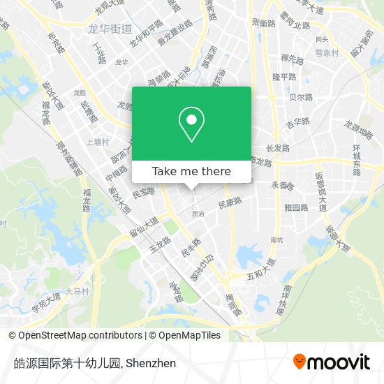 皓源国际第十幼儿园 map