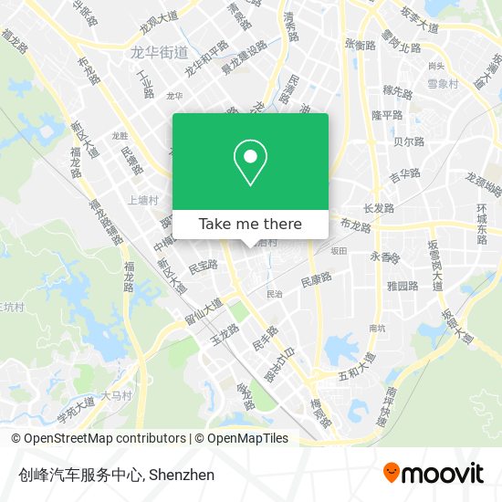 创峰汽车服务中心 map