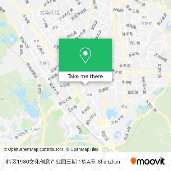特区1980文化创意产业园三期-1栋A座 map