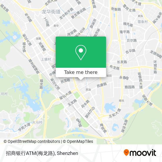 招商银行ATM(梅龙路) map