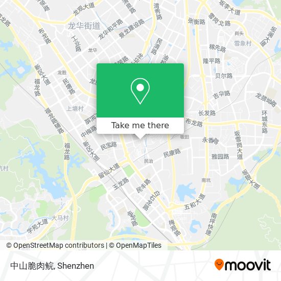 中山脆肉鲩 map