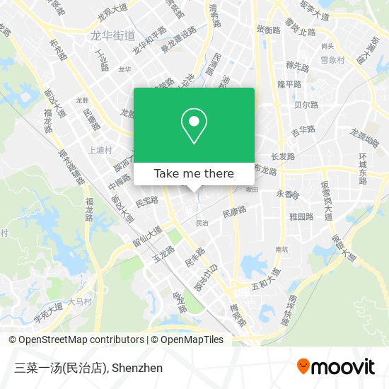 三菜一汤(民治店) map