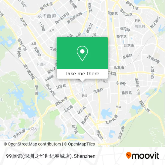 99旅馆(深圳龙华世纪春城店) map