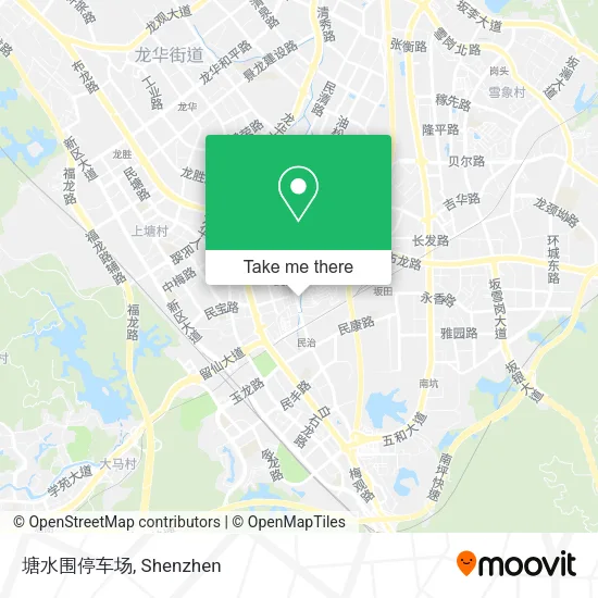 塘水围停车场 map