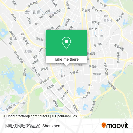 闪电侠网吧(鸿运店) map