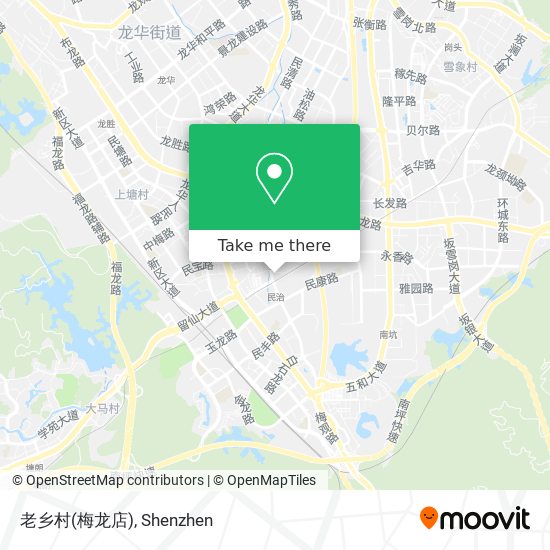 老乡村(梅龙店) map