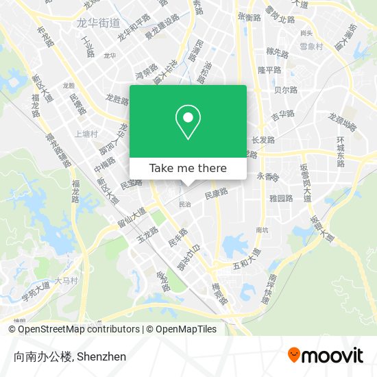 向南办公楼 map