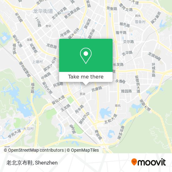 老北京布鞋 map
