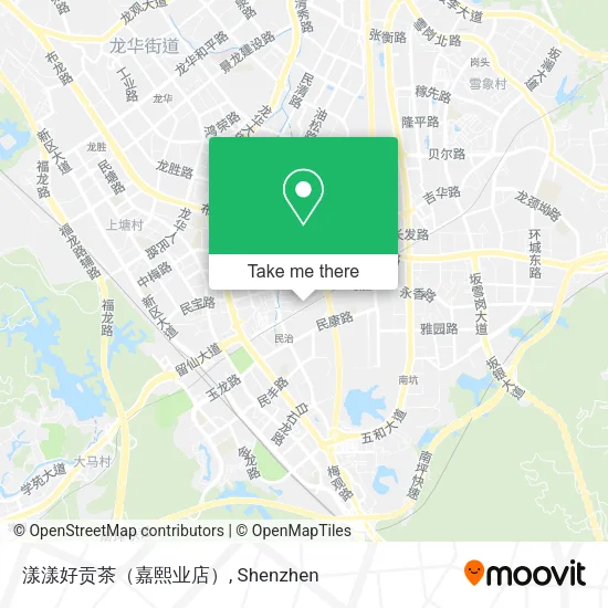 漾漾好贡茶（嘉熙业店） map