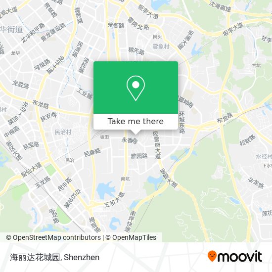 海丽达花城园 map
