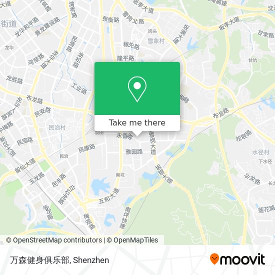 万森健身俱乐部 map