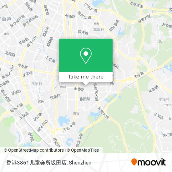 香港3861儿童会所坂田店 map