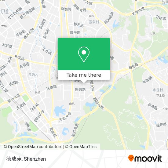 德成苑 map