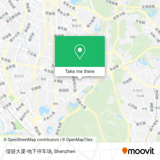 儒骏大厦-地下停车场 map