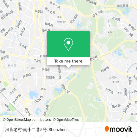 河背老村-南十二巷5号 map
