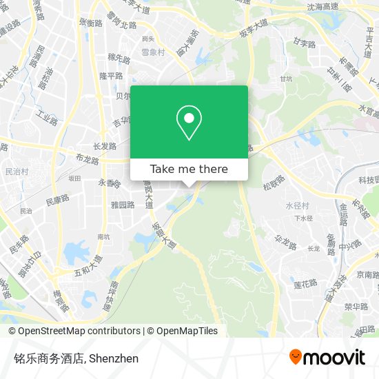 铭乐商务酒店 map