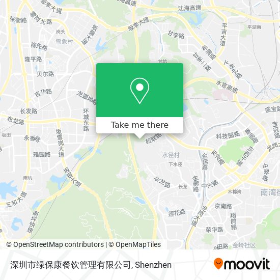 深圳市绿保康餐饮管理有限公司 map